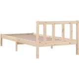  Posteljni okvir iz trdne borovine 90x200 cm, (20606224) | Shoptok.si