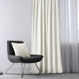  Curtain MILANA color creamy style classic flex 7.5 cm with double pleat chenille 140x300 HOMEDE | shoptok.hr