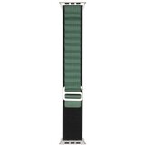 Moye smartwatch alpine loop strap 44/45/49mm black with green ( 055040 ) cene