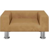  Otroški kavč rjav 50x40x26,5 cm žamet | Shoptok.si