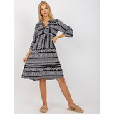Eight2Nine Dress-D73771M30214A1EN-black-white | shoptok.hr