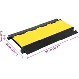  Rampa za zaštitu kabela s 5 kanala 90 cm gumena | Eponuda.com