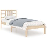  Posteljni okvir trden les 75x190 cm, (20884317) | Shoptok.si