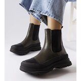 Gemre Green platform ankle boots Bellucci | Shoptok.si