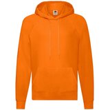 Fruit Of The Loom Orange Men&#039;s Hooded Sweat Sweat cene