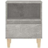  Nočna omarica 2 kosa betonsko siva 40x35x50 cm, (20732376) | Shoptok.si