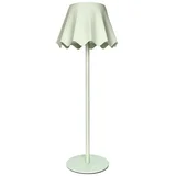 Svijetlo zelena metalna LED stolna lampa s mogućnosti zatamnjivanja (visina 36 cm) –