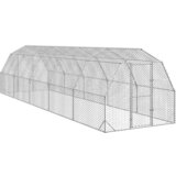 vidaXL kavez za kokoši 2,5x10x2,25 m pocinčani čelik | shoptok.hr