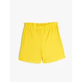 Koton Shorts Pleated Elastic Waist Comfortable Fit