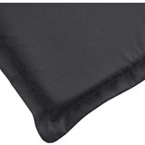 vidaXL jastuk za ležaljku za sunčanje crni 200 x 50 x 3 cm od tkanine | shoptok.hr