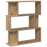 vidaXL Knjižna omara artisan hrast 80x24x96 cm inženirski les | Shoptok.si