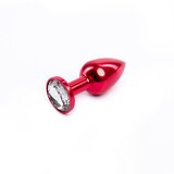 Fantasy toys Anal butt plug metal Crveni S | Eponuda.com
