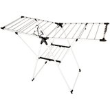  Sušač za veš 155x60x99 cm, Sklopivi, Beli | Eponuda.com