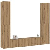 Furnova Set 6 kosov stenske TV omarice Artisan Oak Engineered Wood, (21948819) | Shoptok.si