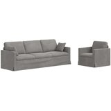  Set sofe 2 pcs Svijetlo siva 228 x 78 x 80 cm Baršun | Eponuda.com