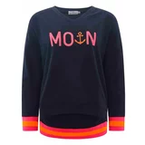 Zwillingsherz Sweater majica 'Dana' morsko plava / narančasta / roza