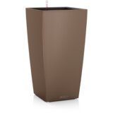 LECHUZA Okrasni lonec Cubico Color 40 - Muškatno rjava | Shoptok.si
