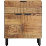  Noćni ormarić smeđi 50x33x60 cm Puno drvo Mango | shoptok.hr