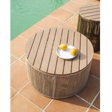 Kave Home Okrugao vrtni stolić za kavu s pločom stola od bagrema ø 70 cm Dandara – | shoptok.hr