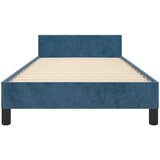  Okvir za krevet s uzglavljem tamnoplavi 80x200 cm baršunasti | shoptok.hr