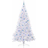  Umjetno božićno drvce Bijela 240 cm PVC i čelik | shoptok.hr