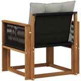  Srednja sofa za van Čvrsto drvo akacije Prirodna | shoptok.hr