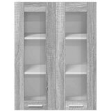 vidaXL Viseča omarica Riga Siva Sonoma 60 x 31 x 80 cm Konstruiran les | Shoptok.si