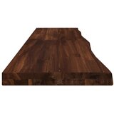 Pravokutni stolni vrh 120 x 30 x 3 cm Pravokutni - Tamno smeđa 90 x 55 x 3 5 cm Živi rub 1 strana | shoptok.hr
