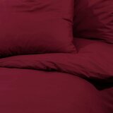  Set posteljine za poplun bordo 240x220 cm lagana mikrovlakna | shoptok.hr