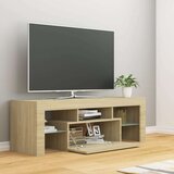 TV ormarić s LED svjetlima boja hrasta sonome 120 x 35 x 40 cm | shoptok.hr