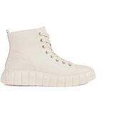GOODIN Women's high sneakers light beige on a platform | Shoptok.si