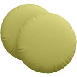  Jastučići za sjedenje 2 pcs Svijetlo zelena Ø80 x 29 cm tkanina | shoptok.hr
