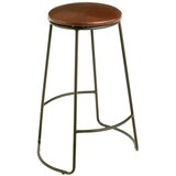 Premier Housewares Crna/smeđa podstavljena barska stolica (visine sjedala 64 cm) Brixton – Cijene