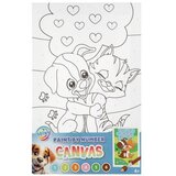 Mga Entertainment Slikanje po brojevima: životinjska slika na platnu 30x19 cm Cijene