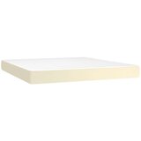  S oprugama i madracem krem 160x200 cm od umjetne kože | shoptok.hr