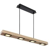 Globo Viseća LED svjetiljka Joya (30 W, D x Š x V: 75 x 8 x 120 cm, Smeđa, Crna, Topla bijela) | shoptok.hr