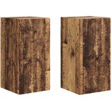 vidaXL TV stenska omara 2 pcs Star les 30 x 31 x 60 cm Konstruiran les, (5000112848) | Shoptok.si