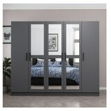 Hanah home kale - 5090 anthracite wardrobe | ePonuda.com