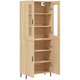  Visoka komoda hrasta sonome 69,5x34x180cm od konstruiranog drva | shoptok.hr