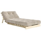 Karup Krem futon fotelja na rasklapanje od samta Roots – | shoptok.hr