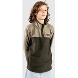 Columbia Steens Mtn II 1/4 Snap Pull-Over Kids Half-Zip Pulover iz flisa greenscape / stone green Cene