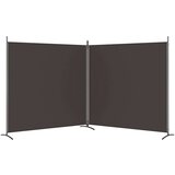 Sobna pregrada s 2 panela smeđa 348 x 180 cm od tkanine | shoptok.hr
