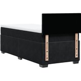 Box spring krevet s madracem crni 90x190 cm baršunasti | shoptok.hr