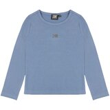 Leone 1947 Majice z dolgimi rokavi Girl T-Shirt Long Sleeves Lace Modra Cene