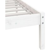  Posteljni okvir bel iz trdne borovine 140x190 cm, (20646418) | Shoptok.si