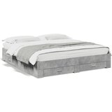  The Living Store Posteljni okvir s predali betonsko siv 180x200cm inženirski les - Posteljni Okvir, (21499856) | Shoptok.si