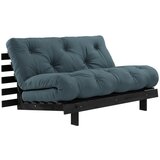 Karup Design Modrozelena raztegljiva sedežna garnitura 140 cm Roots Black Night – | Shoptok.si