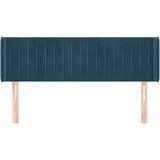  Uzglavlje s ušima tamnoplavo 147x16x78/88 cm baršunasto | Eponuda.ba