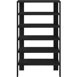 vidaXL Regal za čevlje črn 61x32x105 cm inženirski les | Shoptok.si