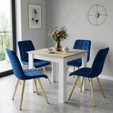  CIEZA stolica - tamnoplavi baršun / zlatne noge x 1 | shoptok.hr